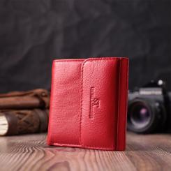 Кошелек ST Leather З натуральної шкіри Червоний Фото 7