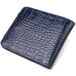 Портмоне Canpellini Из натуральной кожи Синее Фото 1