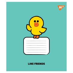 Тетрадь Yes Line Friends Stylish А5 18 аркушів клітинка Фото 5