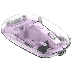 Мышка XO M12 Wireless Transparent/Pink Фото