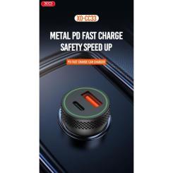 Зарядное устройство XO 1xUSB QC3.0 + 1xUSB-C PD18W black Фото 5