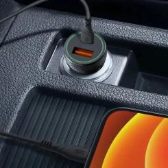 Зарядное устройство XO 1xUSB QC3.0 + 1xUSB-C PD18W black Фото 7