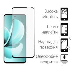 Стекло защитное Dengos Realme C71 Black 2 pcs Фото 1