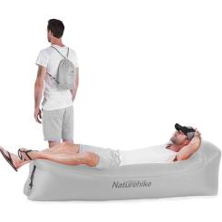 Матрас надувной Naturehike Ламзак NH20FCD06 сірий Фото 2