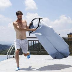 Матрас надувной Naturehike Ламзак NH20FCD06 сірий Фото 5