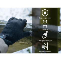 Водонепроницаемые перчатки Dexshell ThermFit 3.0 Gloves чорні S Фото 9