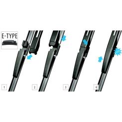 Щетка стеклоочистителя OXIMO 600/575 мм Фото 1