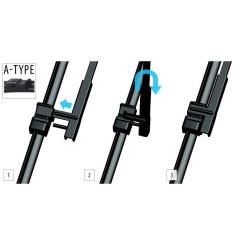 Щетка стеклоочистителя OXIMO 600+600мм Фото 1