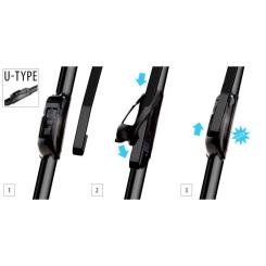 Щетка стеклоочистителя OXIMO безкаркасна 600 mm / 24 Фото 3