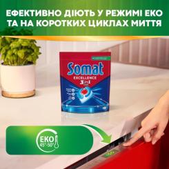 Таблетки для посудомоечных машин Somat Excellence 3-in-1 34 шт. Фото 4