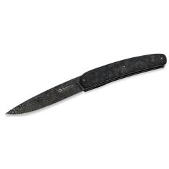 Нож Maserin Gourmet, дамаск, fat carbon, чорний Фото