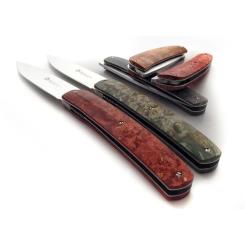 Нож Maserin Gourmet, дамаск, fat carbon, чорний Фото 2