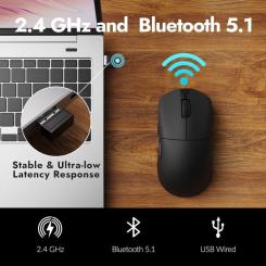 Мышка Lemokey G1 USB-A/USB-C/Wireless 8K Black Фото 1