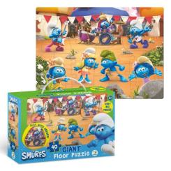 Пазл DoDo большой на пол The Smurfs. Музыка играет Фото 1