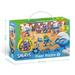 Пазл DoDo большой на пол The Smurfs. Музыка играет Фото 4