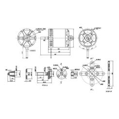 Двигатель для дрона SunnySky X4120 V3 650KV Фото 5