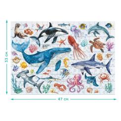 Пазл DoDo Монтессори Океанические животные, 200 элементов Фото 2