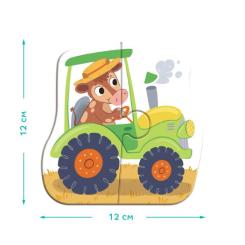 Пазл DoDo 4 в 1 Baby puzzle. Транспорт Фото 4