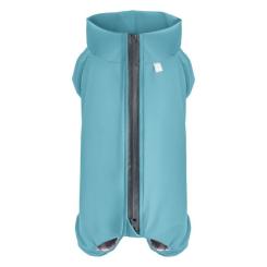 Дождевик для животных WAUDOG Clothes водонепроницаемый L50 голубой Фото
