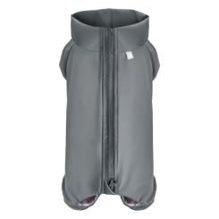 Дождевик для животных WAUDOG Clothes водонепроницаемый M35 серый Фото