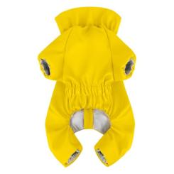 Дождевик для животных WAUDOG Clothes водонепроницаемый XS30 желтый Фото 1