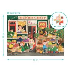 Пазл DoDo Ищи и находи Летние вкусности, 80 элементов Фото 3