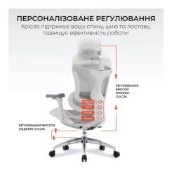 Офисное кресло Sihoo DORO C300L Mesh White Фото 6