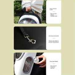 Переноска для животных Lapka с вентиляцией белая Фото 6