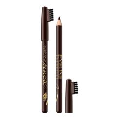 Карандаш для бровей Eveline Cosmetics Eyebrow Pencil Medium Brown Фото 1