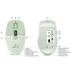 Мышка REAL-EL RM-481W Фото 10