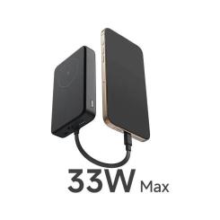 Батарея универсальная Xiaomi 10000mAh 33W Magnetic Integrated Cable grey Фото 5
