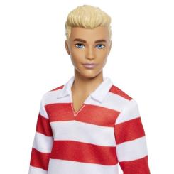 Кукла Barbie Fashionistas Кен Бело-красная полоска Фото 1