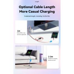 Дата кабель Essager USB-C to USB-C 1.0m 100W white Фото 8