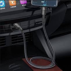 Дата кабель Essager USB-C to USB-C 1.0m 100W black Фото 1