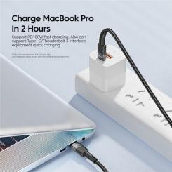 Дата кабель Essager USB-C to USB-C 1.0m 100W black Фото 4