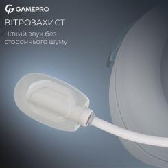 Наушники GamePro Asgard Freya Pro Wireless White/Blue Фото 8