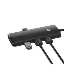 Концентратор Baseus USB-C to 4xUSB 3.0 1.0m black Фото 6