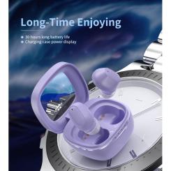 Наушники Choetech TWS Small Cube Purple Фото 3