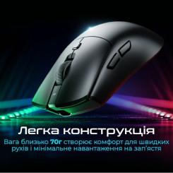 Мышка RAWM SA-MH01 Wireless/Bluetooth Purple Фото 4