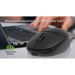 Мышка REAL-EL RM-335W Wireless Black Фото 10