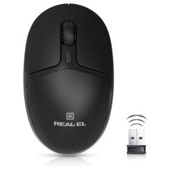 Мышка REAL-EL RM-335W Wireless Black Фото