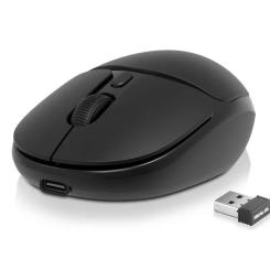 Мышка REAL-EL RM-335W Wireless Black Фото 1