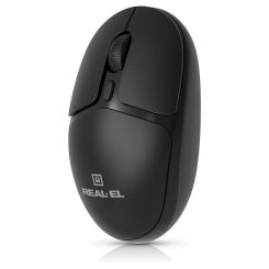 Мышка REAL-EL RM-335W Wireless Black Фото 5