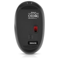 Мышка REAL-EL RM-335W Wireless Black Фото 7