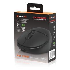 Мышка REAL-EL RM-335W Wireless Black Фото 8