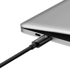 Дата кабель Baseus USB-C to USB-C 2.0m 240W Black Фото 4