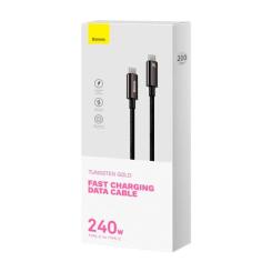 Дата кабель Baseus USB-C to USB-C 2.0m 240W Black Фото 5
