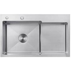 Мойка кухонная Kroner Geburstet-7848LHM Фото 1