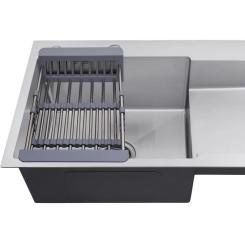 Мойка кухонная Kroner Geburstet-7848LHM Фото 6