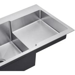 Мойка кухонная Kroner Geburstet-7848LHM Фото 7